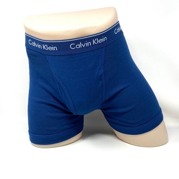 💖MEGA SALE💖Calvin Klein 3-Pack Men's Pure Cotton Blue Boxer Brief NB4003-935 - Picture 3 of 9